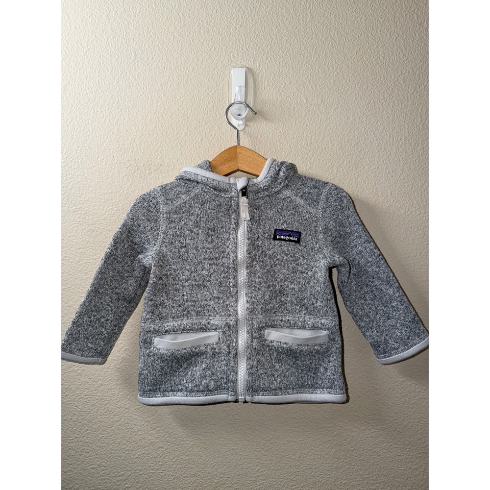 Kids Patagonia Better Sweater Hooded Jacket Size 6-12 Months